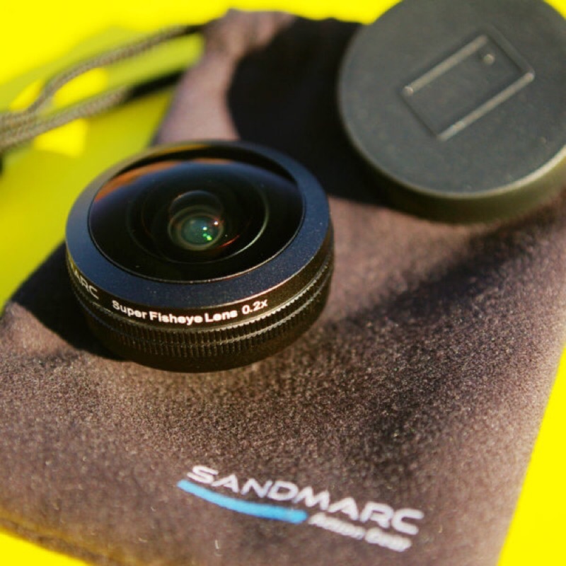 《全新現貨》SANDMARC 0.2X 魚眼 HD 手機鏡頭 (附共用鏡頭夾具）無盒
