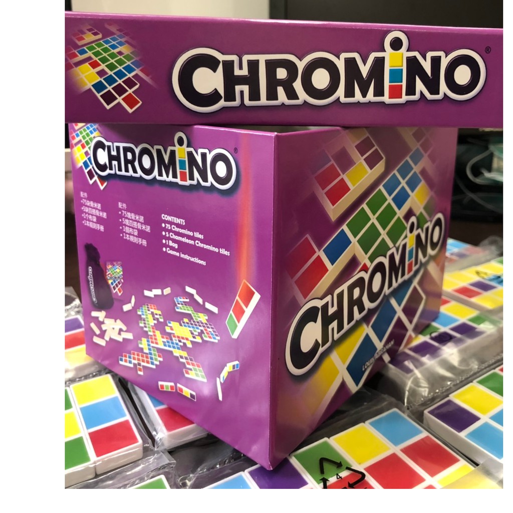 開心桌遊-現貨】正版卡米諾Chromino 彩色骨牌德國桌上遊戲| 蝦皮購物