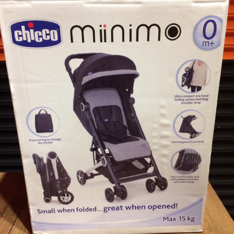 chicco miinimo 輕量摺疊推車 2017.11購入 配備完整