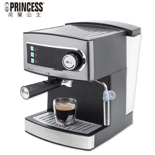 PRINCESS荷蘭公主義式濃縮咖啡機(附蒸氣奶泡管)249407