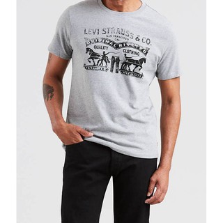 Levi's 灰色 雙馬車 短袖T恤 【XS】177830205 全新 現貨
