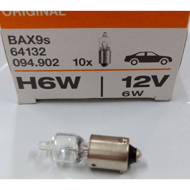 H6 12V 賓士專用小燈燈泡6W斜角(osram)