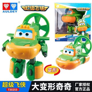✱☌奧迪雙鉆超級飛俠玩具大號變形機器人飛機奇奇730253