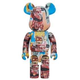 BE@RBRICK JEAN-MICHEL BASQUIAT #6 1000％ 巴斯奇亞