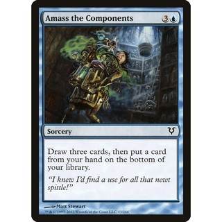 MTG 魔法風雲會 AVR 艾維欣重臨 #43 [閃C] 積聚配方 Amass the Components 材料集め