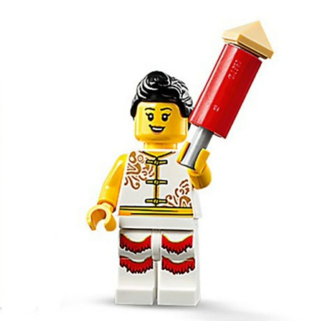 【台中翔智積木】LEGO 樂高 80104 放鞭炮的女孩 附1個鞭炮