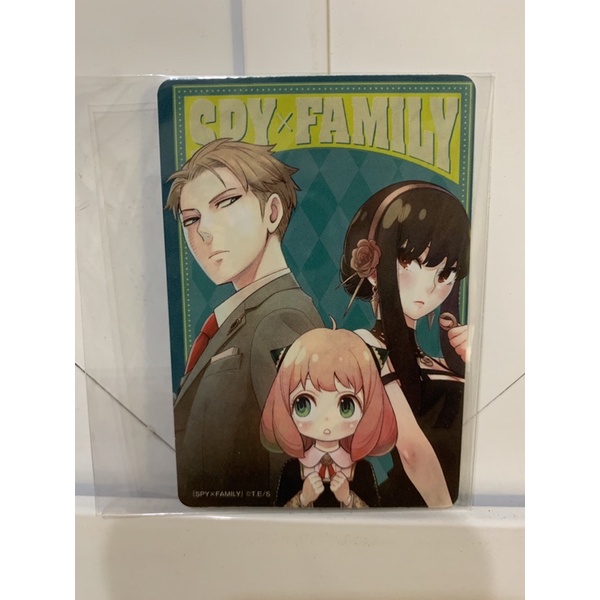 間諜家家酒 spy family spy x family 悠遊卡貼 卡貼 貼紙 特典 限定 特製 ナツコミ