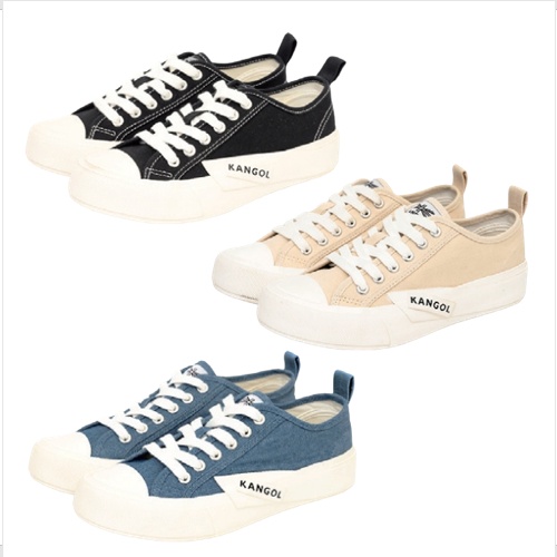 KANGOL 英國袋鼠 女 帆布 餅乾鞋 帆布鞋 6222160320/31/80