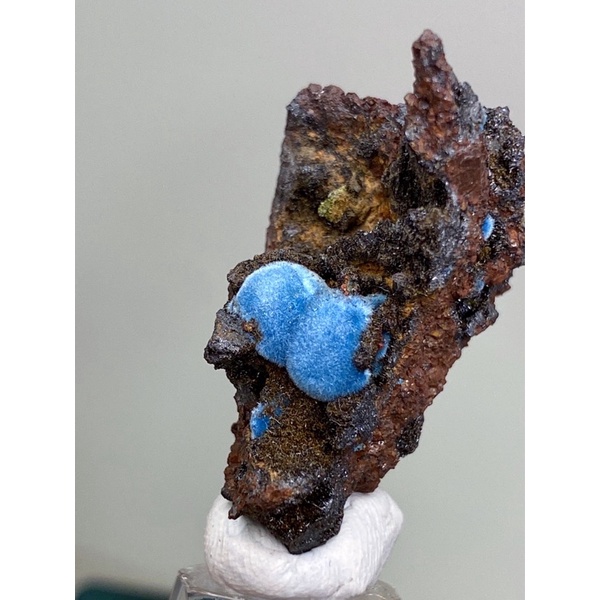 ⋆ 靛 ． Shattuckite ☾ 特殊礦針狀天鵝絨藍矽銅礦｜
