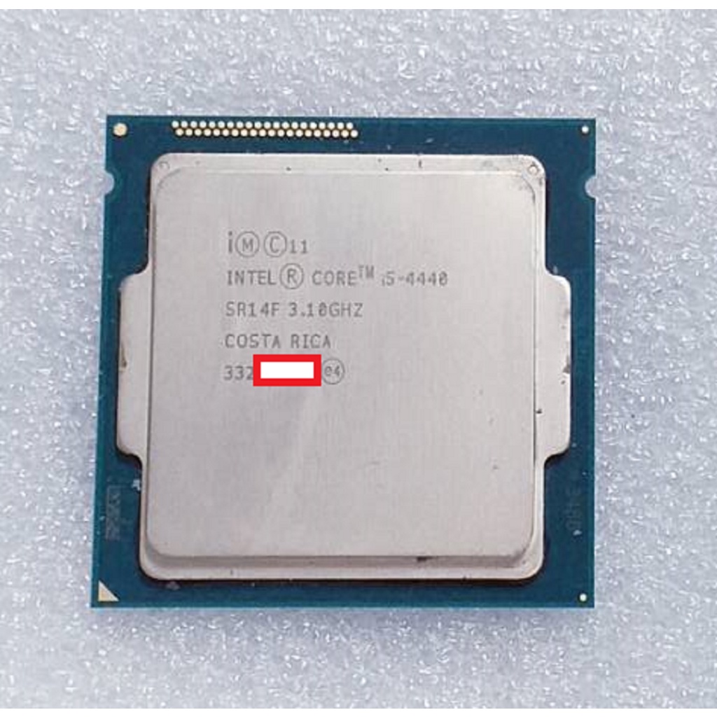 【吳'r】INTEL 4代 I5-4440 桌上型電腦 CPU 1150腳位 正式版 (裸裝)$300