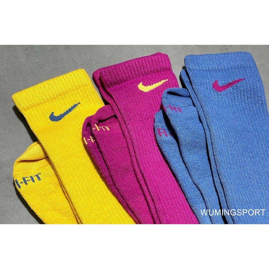 【WUMING_SPORT】現貨 NIKE Everyday 長襪 運動襪 休閒襪 彩色 糖果襪 DC7537-910