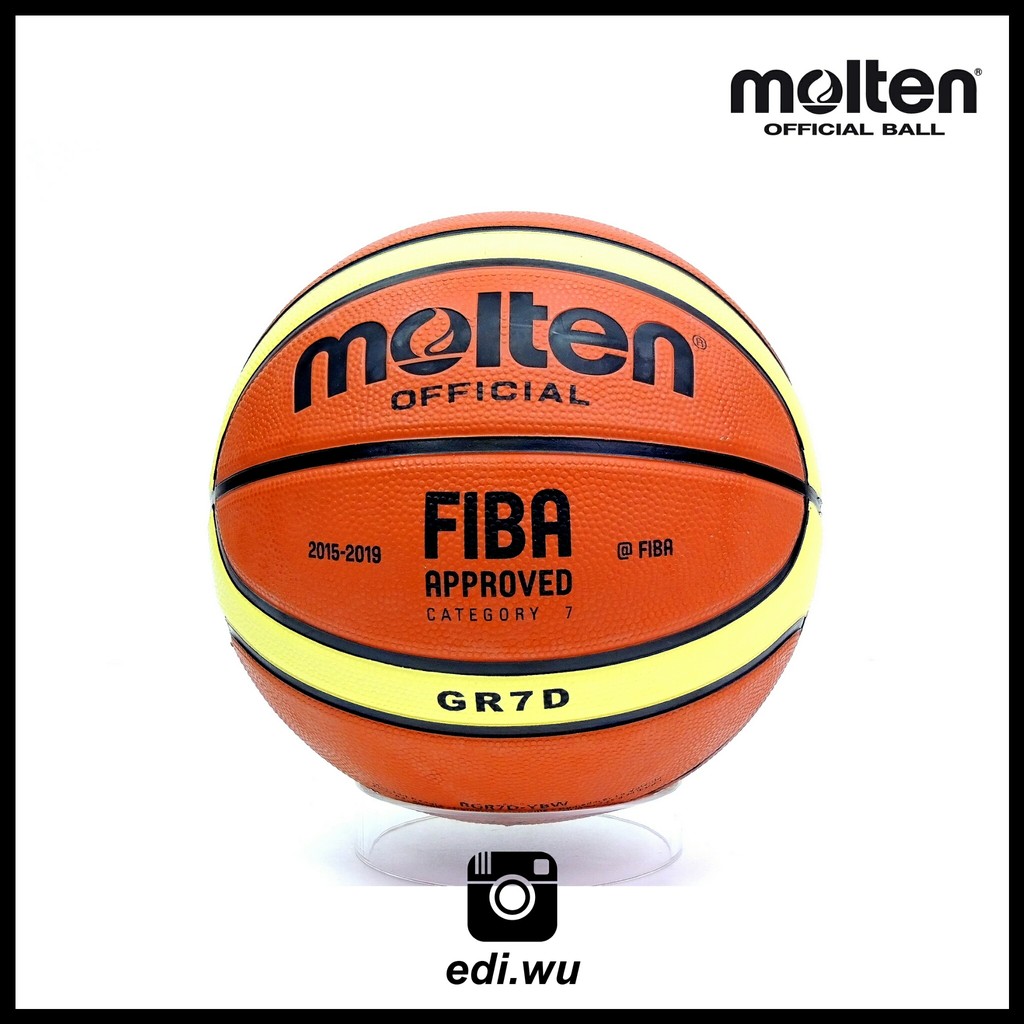 【運動王】MOLTEN 籃球 室外 標準 7號 12貼片設計 手感佳 學校 大專 指定用球 BGR7D-YBW