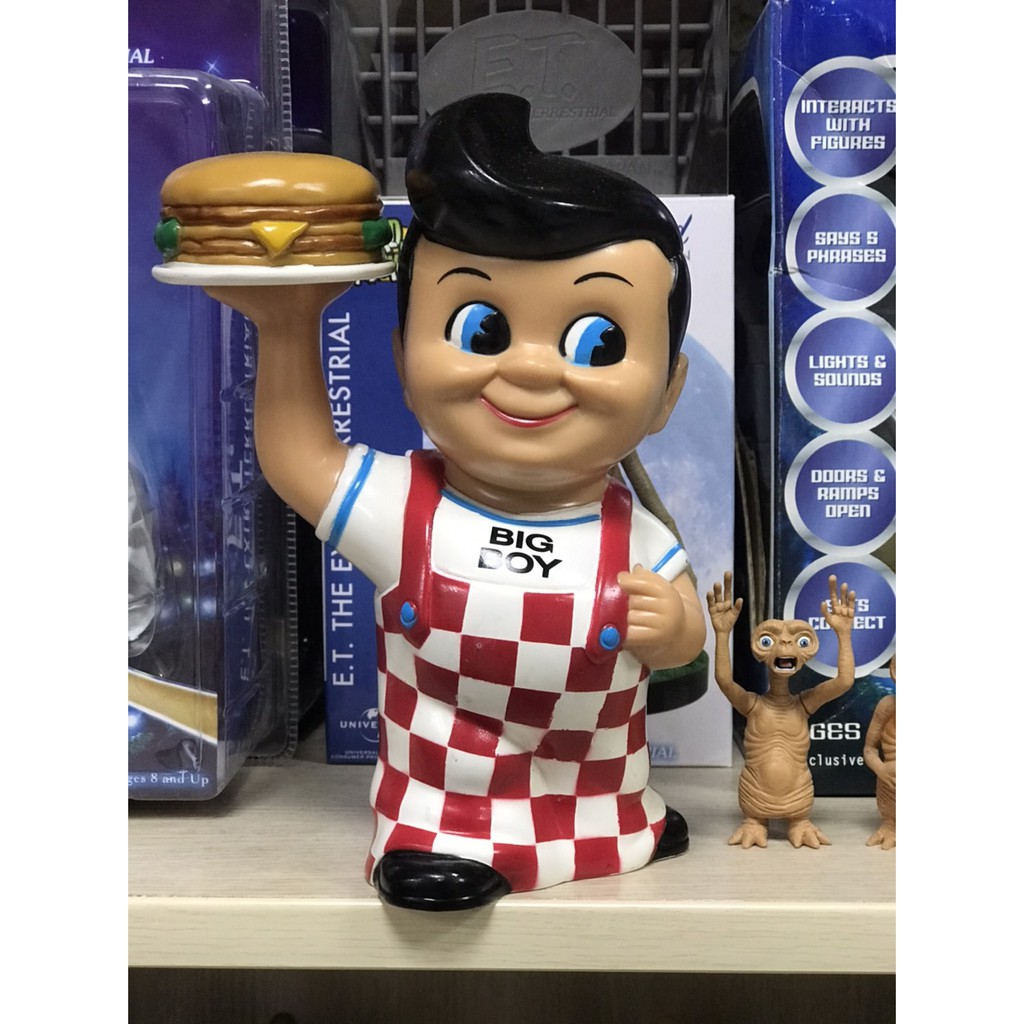 【玩具咖啡人】美國 BIG BOY 漢堡男孩 存錢筒