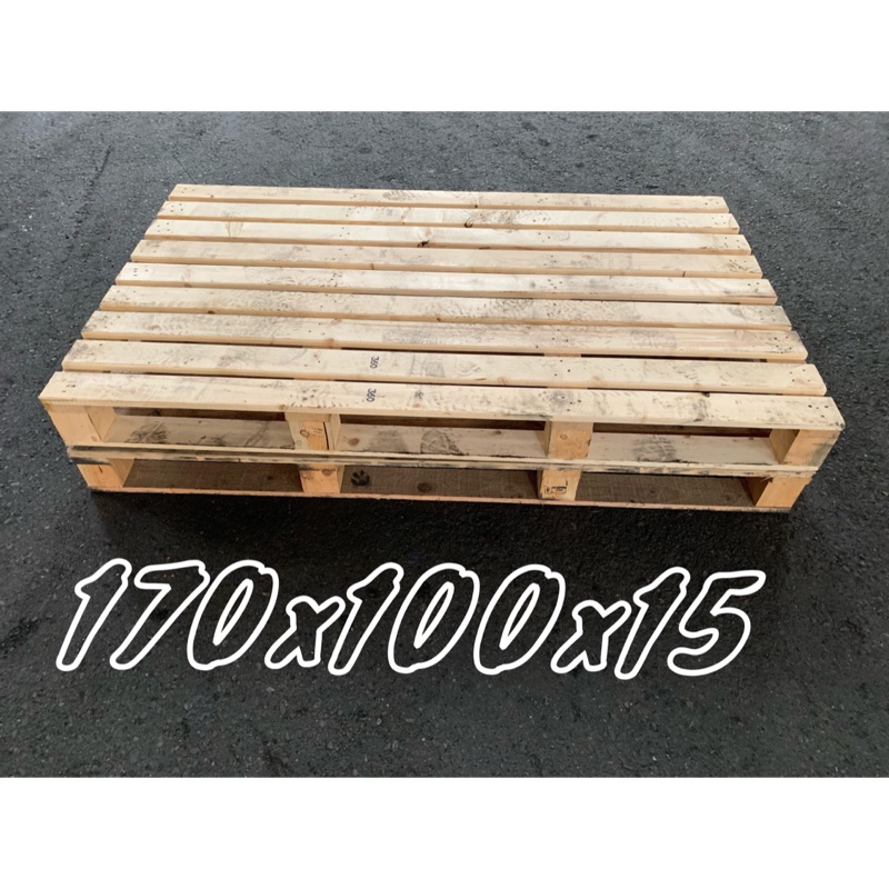 二手木棧板170x100x15 8~9成新