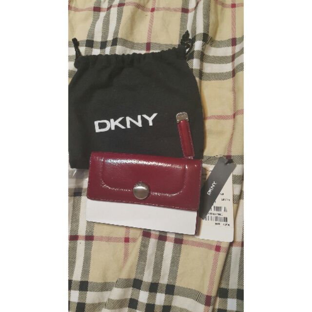 搬家 出清 全新 正品 DKNY 皮夾 中長夾 附防塵袋