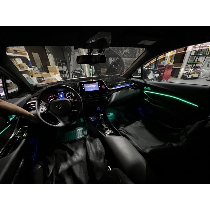 豐田 CHR ALTIS Corolla RAV4 氣氛燈 燈條不外漏 氛圍燈 專用按鍵變色 手機APP變色