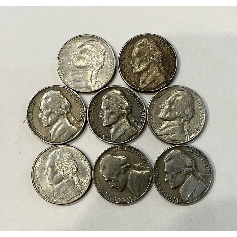 美國硬幣5分五分伍分稀少，阿紅珍藏的錢幣大出清