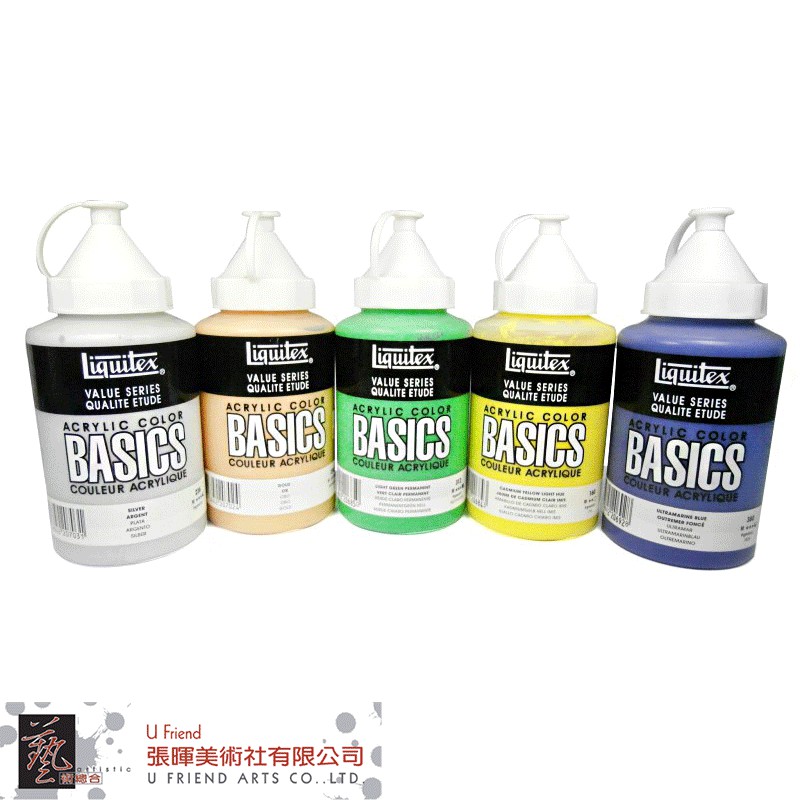 Liquitex Basics Acrylic壓克力顏料單色400ml#114~#380