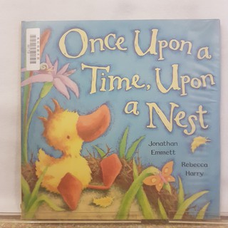 二手書📗英文繪本Once Upon a Time, Upon a Nest//Rebecca Harry//動物