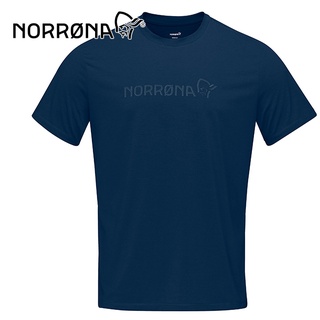 【Norrona 老人頭 挪威】tech T-Shirt 短袖排汗衣 運動上衣 男 靛青藍 (5224-21-2295)