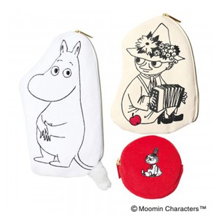 🍓寶貝日雜包🍓日本雜誌附贈 MOOMIN 慕敏家族造型收納包3入組 嚕嚕米 小不點 亞美 收納袋 萬用包 小物包