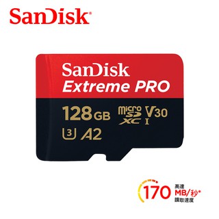 <SUNLINK> ◎公司貨SanDisk Extreme Pro U3 A2 128G 128GB microSDXC