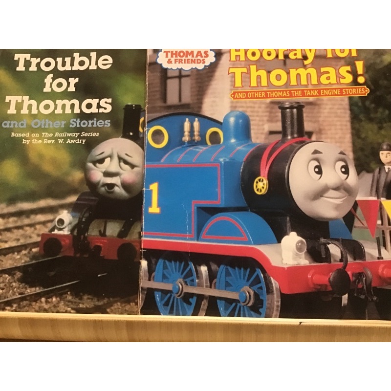 6繪本+2書+2CD/湯瑪士小火車/Hooray for Thomas/ Trouble for Thomas