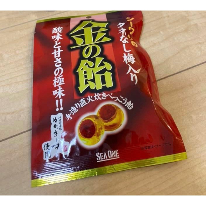 洋梨日式雜貨沖繩手工製作無籽梅子黃金糖日本零食小包裝攜帶野餐包