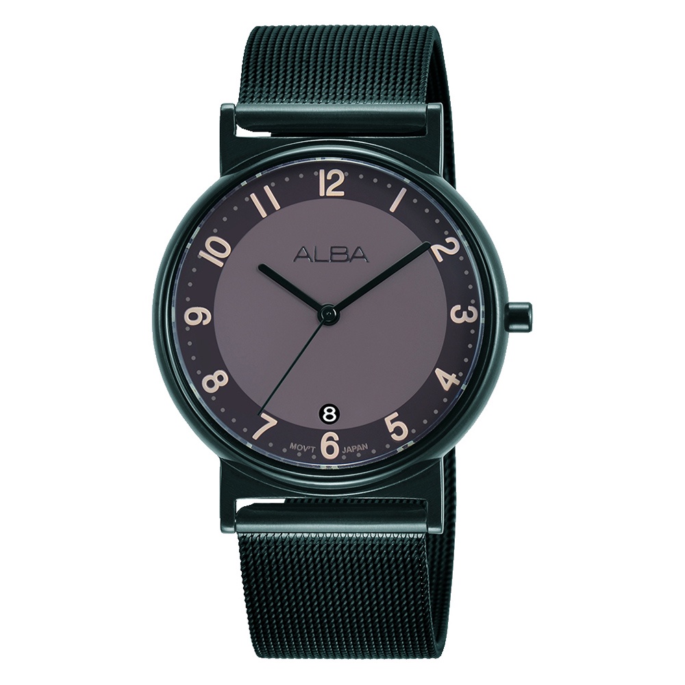 ALBA 雅柏 FASHION 經典 米蘭錶帶款34mm(AG8M49X1)莫迪蘭紫色