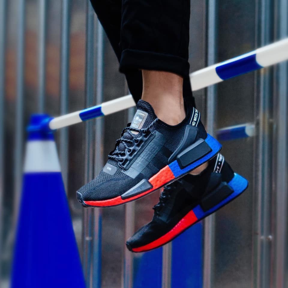 【R-MAN】ADIDAS NMD_R1 V2 黑藍紅 法國配色 慢跑鞋 FV9023