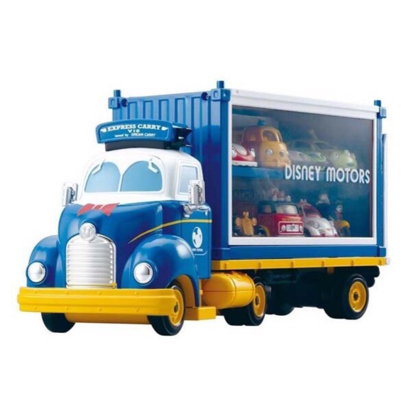 Tomica 唐老鴨貨櫃車(可收納小車）新年禮物
