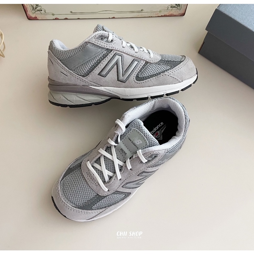 【CHII】韓國 New Balance Kid's 990v5 童鞋 元祖灰 鞋帶 IC990GL5 PC990GL5