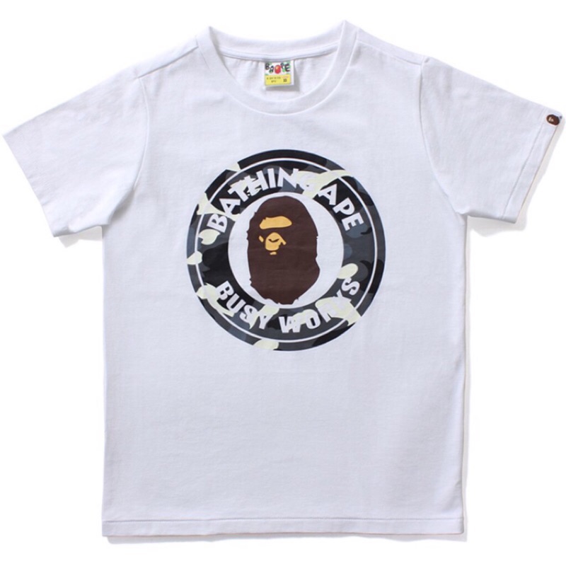 Bape 夜光短袖白底