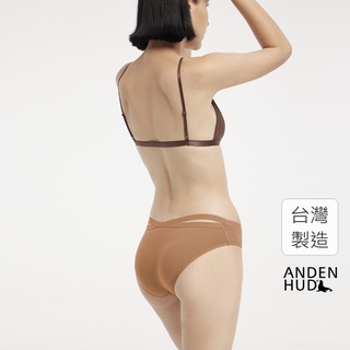 【Anden Hud】沐秋紛旅．交叉美臀低腰三角內褲(焦糖橘) 台灣製