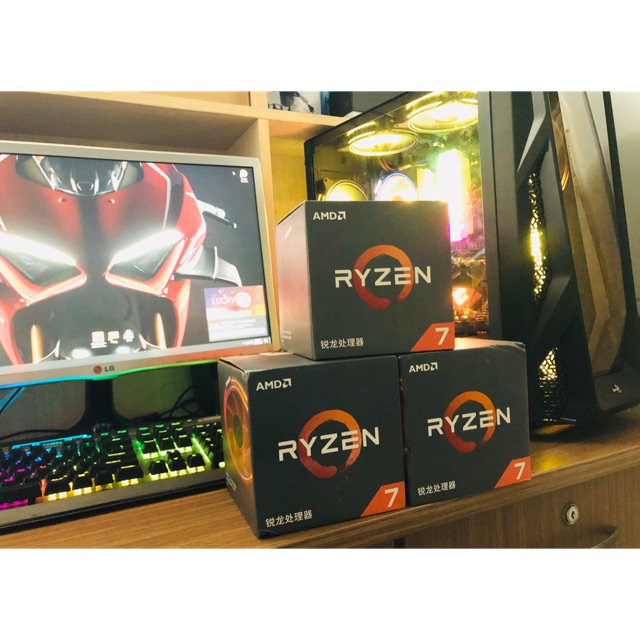 處理器 cpu amd ryzen 7 2700x 芯片