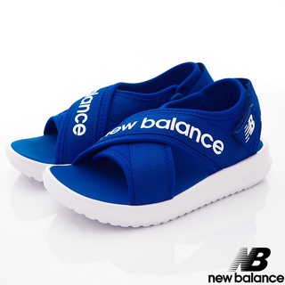 new balance><紐巴倫 650透氣輕量涼鞋 AC藍(18.5cm)零碼