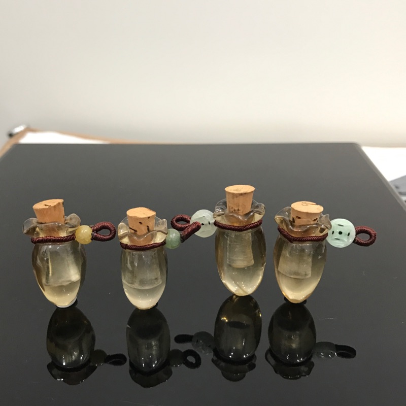 《彩雅寶石精品》黃水晶 寶瓶 手工香氛瓶 精油瓶 #4
