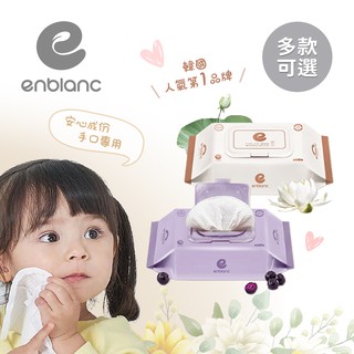 ENBLANC 韓國 銀離子抗菌 有蓋 隨身包 純水 濕紙巾 12入組 多款可選