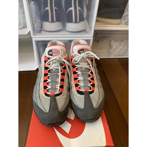 Nike Airmax95 OG Solar Red Us9 9成新