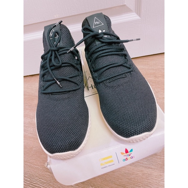 ADIDAS PHARRELL WILLIAMS TENNIS HU 黑奶油底 菲董 慢跑鞋