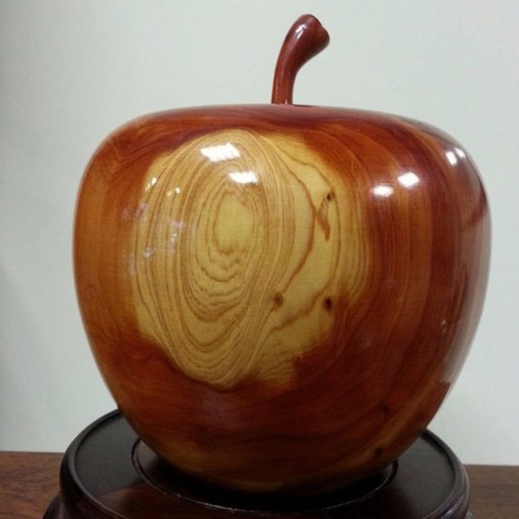 （悅寶房藝術中心）龍柏蘋果聚寶盆   聞香瓶   實木藝術品