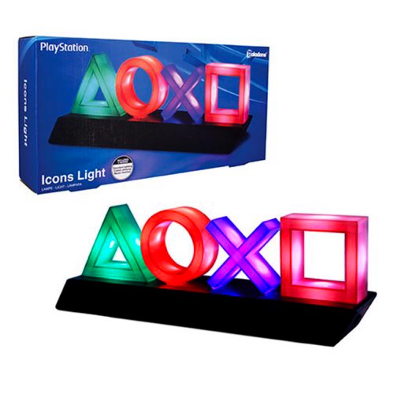 《全新品》PlayStation Icons Light 四色手把按鈕造型燈飾