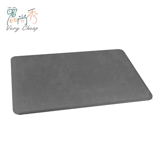 【臺灣出貨】珪藻土地墊 吸水地墊 地墊 加大加寬 60X39cm 送止滑墊 腳踏墊 吸水墊 麗尚秀【MM-A-R-S】
