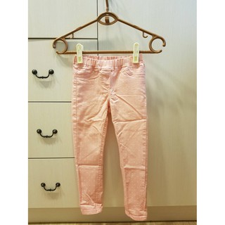 快速出貨!!🚚GIORDANO Junior 粉紅白點點彈性長褲 超舒服 彈性佳 (110cm / 4-5y)