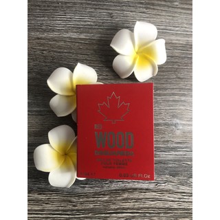 DSQUARED2 RED WOOD心動紅女性淡香水 試管香水1ml