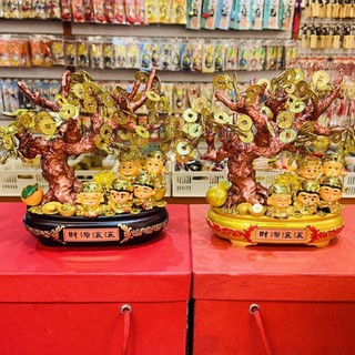 【福滿門】發財樹/搖錢樹/招財樹/五路財神/送禮/入厝禮/公司/店面/居家擺飾/q版神明/公仔
