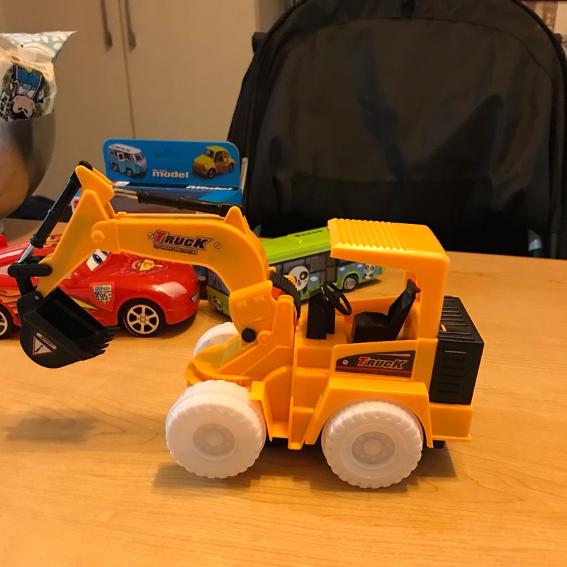 挖土機玩具近全新玩具車