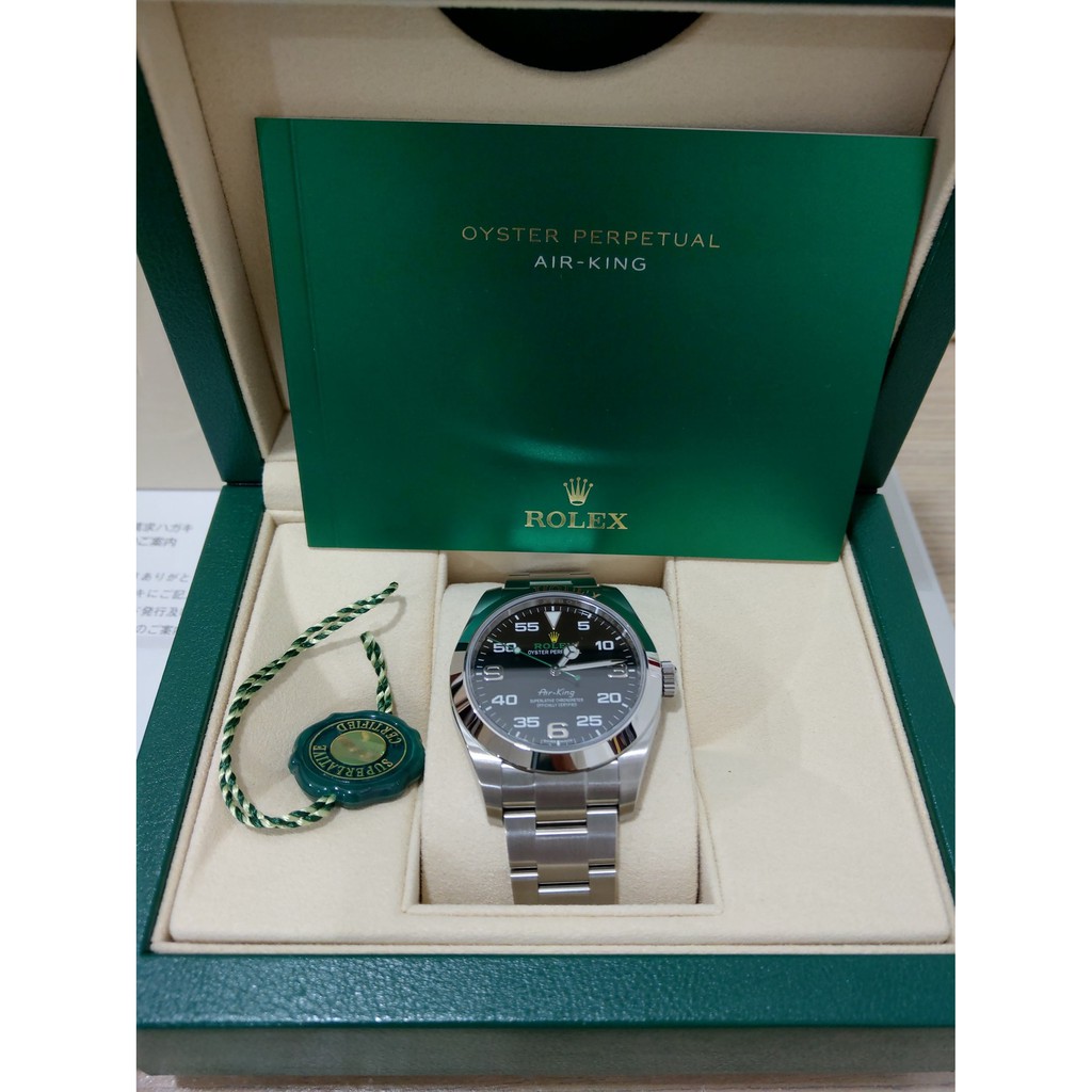 [全新現貨] Rolex 勞力士 Air King 116900 空中霸王 40mm 18年12月購入 蠔式 904L