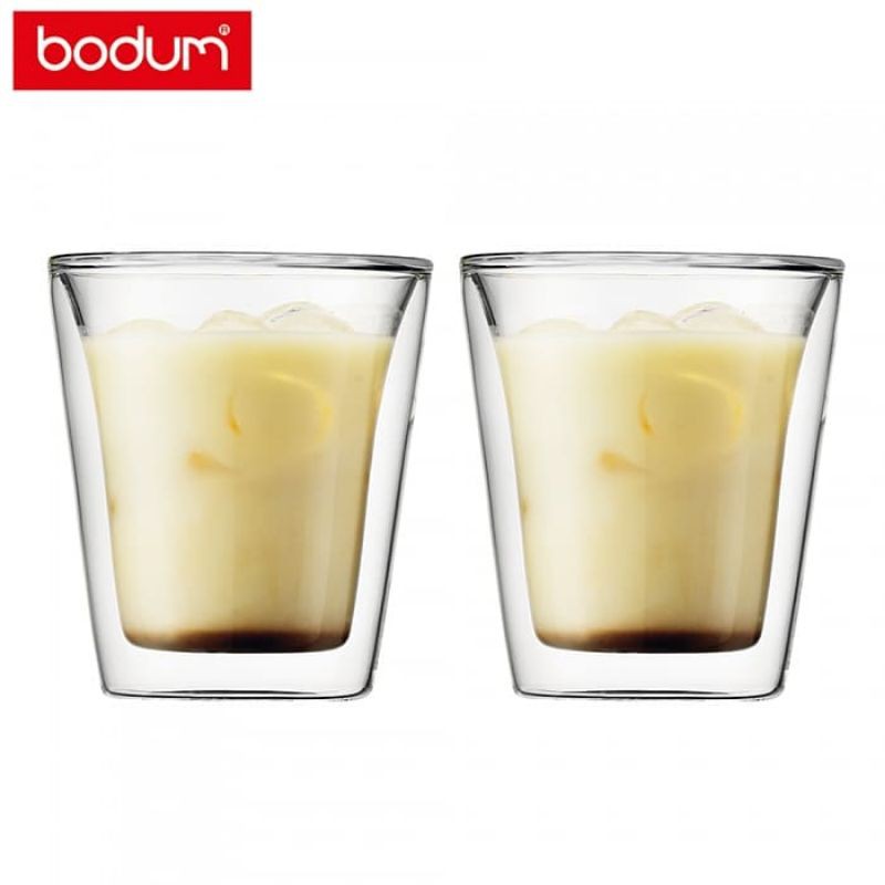 丹麥正品 BODUM Canteen Double Wall 原廠盒裝 經典手工製雙層隔熱玻璃杯