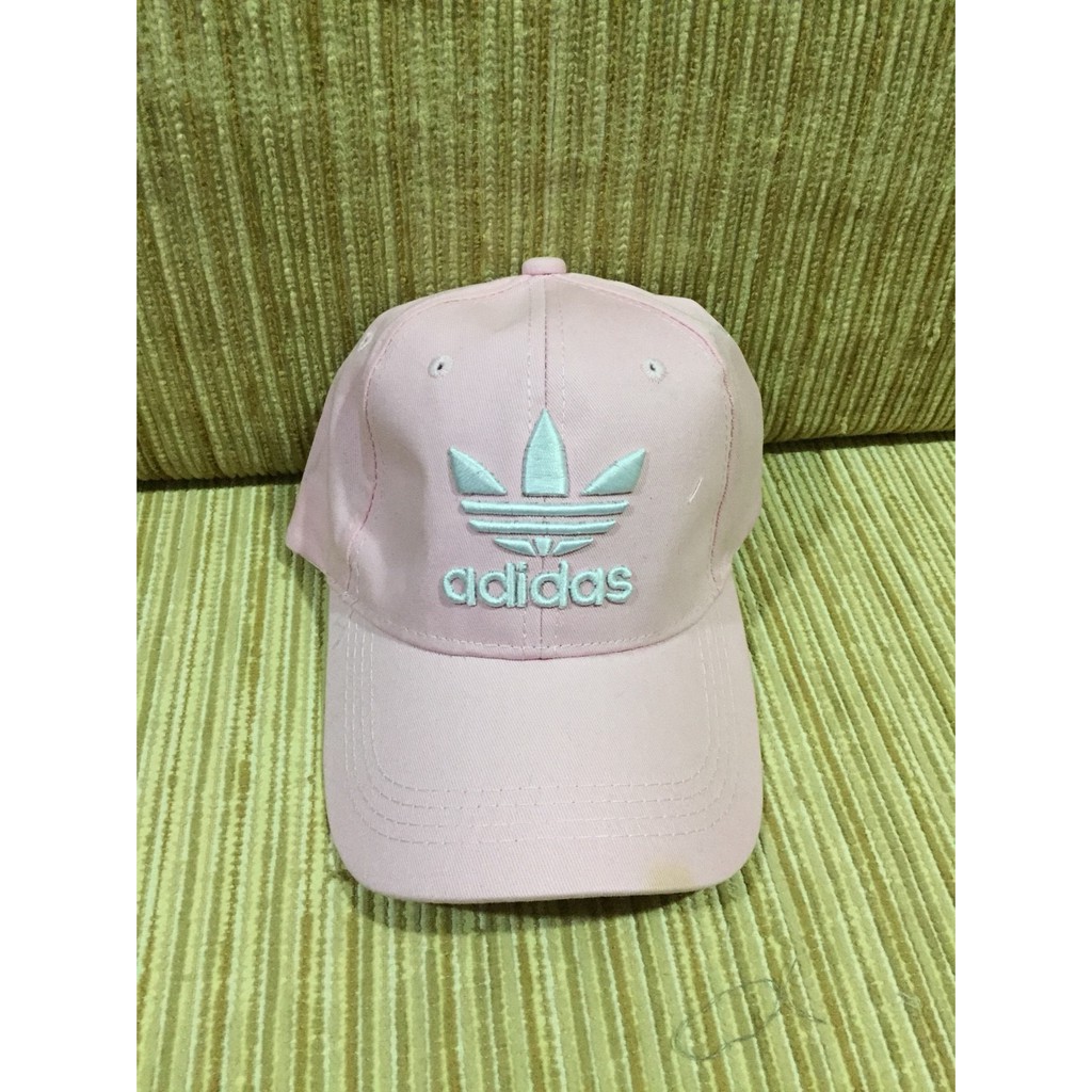 【現貨】adidas 粉色老帽